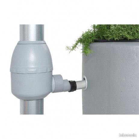 Kit récupérateur d'eau 2 en 1 gris 300 L (image 6)