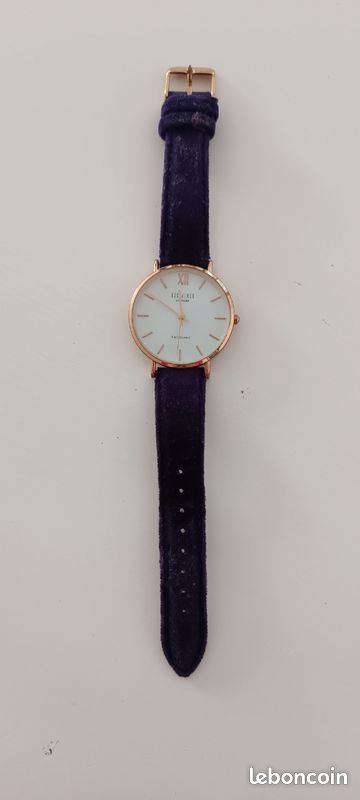 Montre Vintage Femme En Cuir – Idéale Pour Restauration Ou Collection