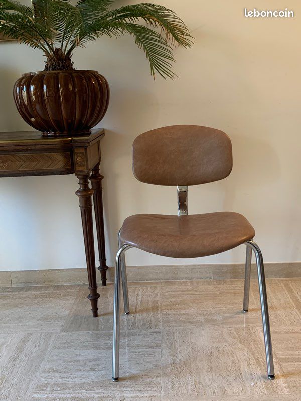 1 chaise Steelcase Strafor design P.Paulin circa 1970 (image 2)