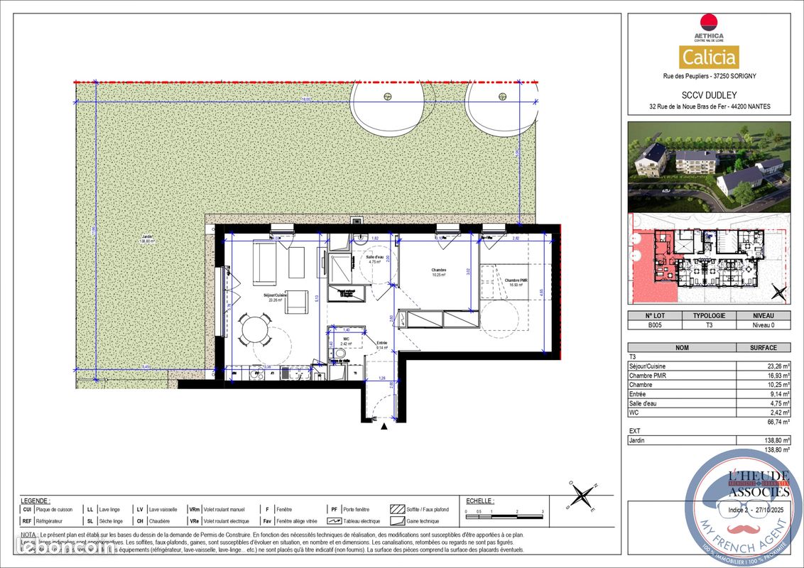 Appartement 3 pièces 67 m² · à Sorigny · 67 m² · 199 900 €