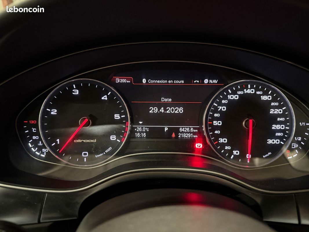 AUDI A6 ALLROAD QUATTRO V6 3.0 313ch TIPTRONIC A - SIÈGES CHAUFFANTS - CAMÉRA DE RECUL - RADAR AV / AR - EXCELLENT ÉTAT (image 19)
