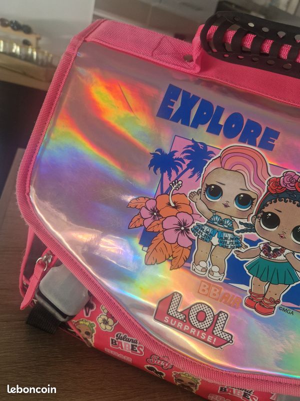 Cartable 38cm poupée lol Accessoires Bagagerie