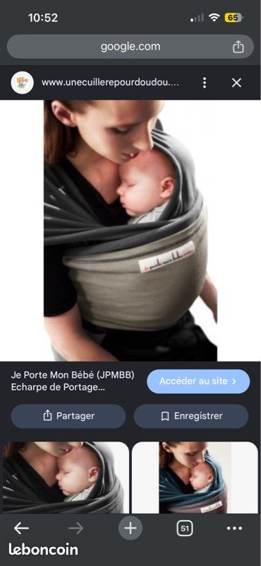 Écharpe de portage (image 1)