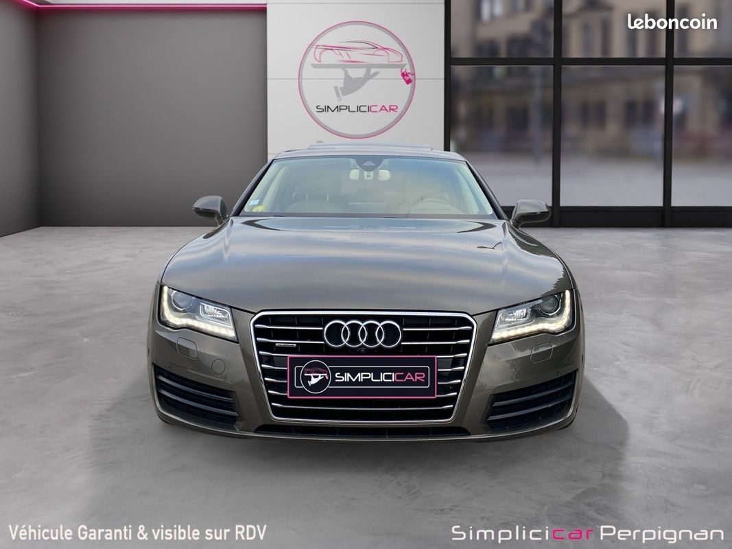 AUDI A7 SPORTBACK V6 3.0 BiTDI 313 Quattro Avus Tiptronic 8 A full suivi audi sièges massant élec chauff vent garant (image 4)