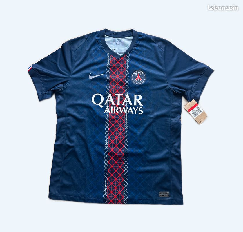 Maillot PSG Domicile 2022-23 – Nike – Stock Pro Nuno Mendes – Taille S – Neuf Avec étiquettes