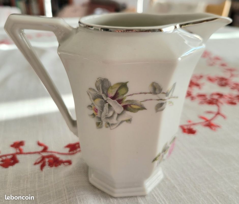 Pot à lait et sucrier Porcelaine de Limoges | Selency