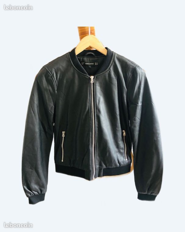 Faux Leather Jacket Veste Zara Simili Cuir Rental Cars Blouson
