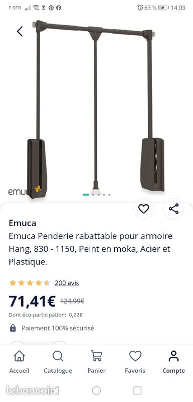 Penderie rabattable (image 5)