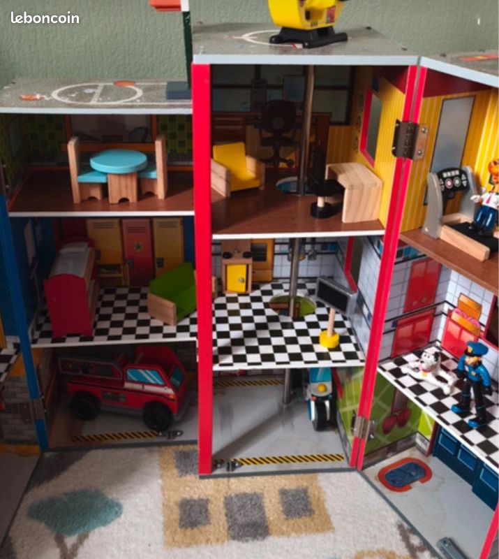 Maison de pompier en bois kidkraft (image 2)