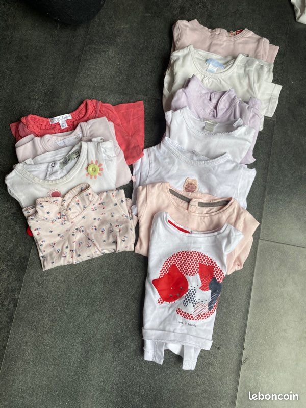 Lot de tee shirt bébé (image 1)