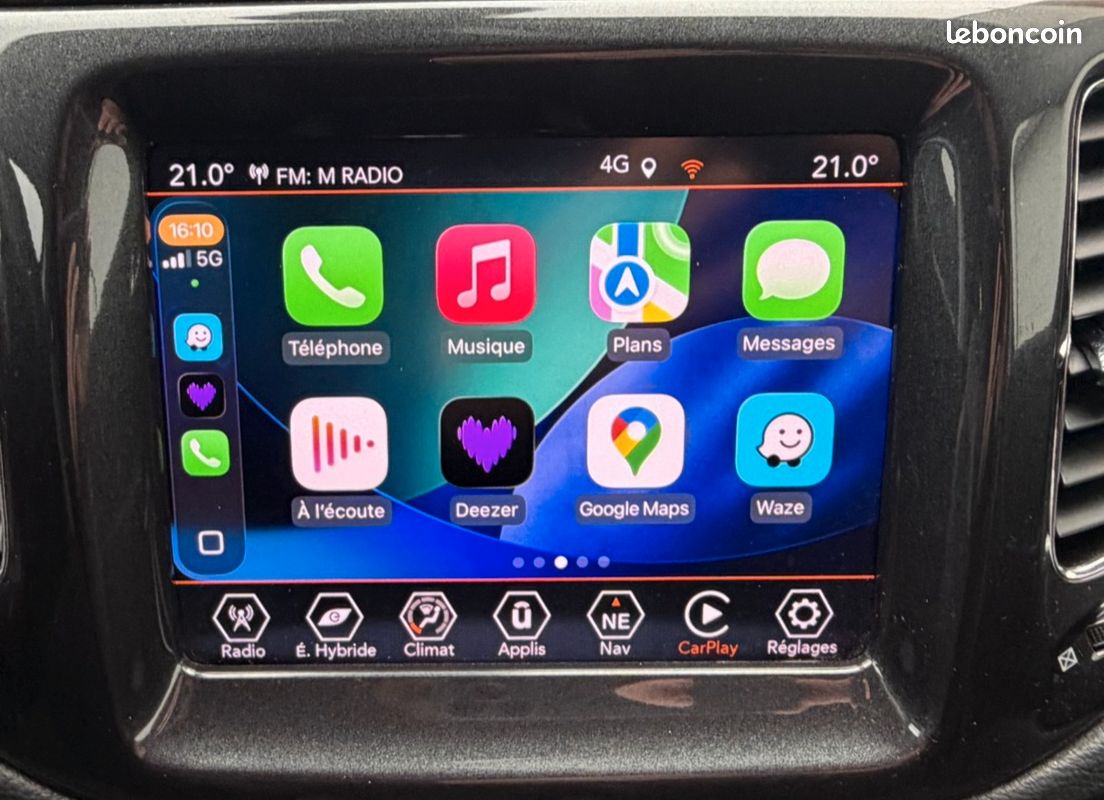 Jeep compass 1.3 gse t4 190h 130 4xe phev hybrid 11.4kwh limited e-awd awd bva (image 13)