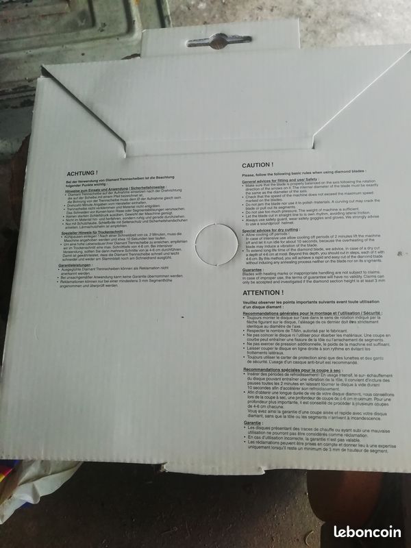 Disque béton diamètre 300 (image 3)