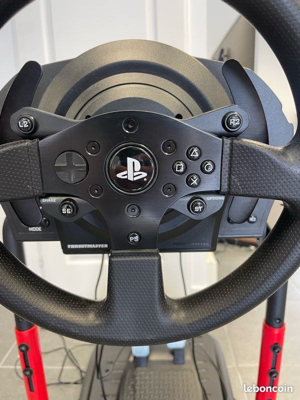 Ensemble simracing support wheel stand + volant T 300 (image 2)