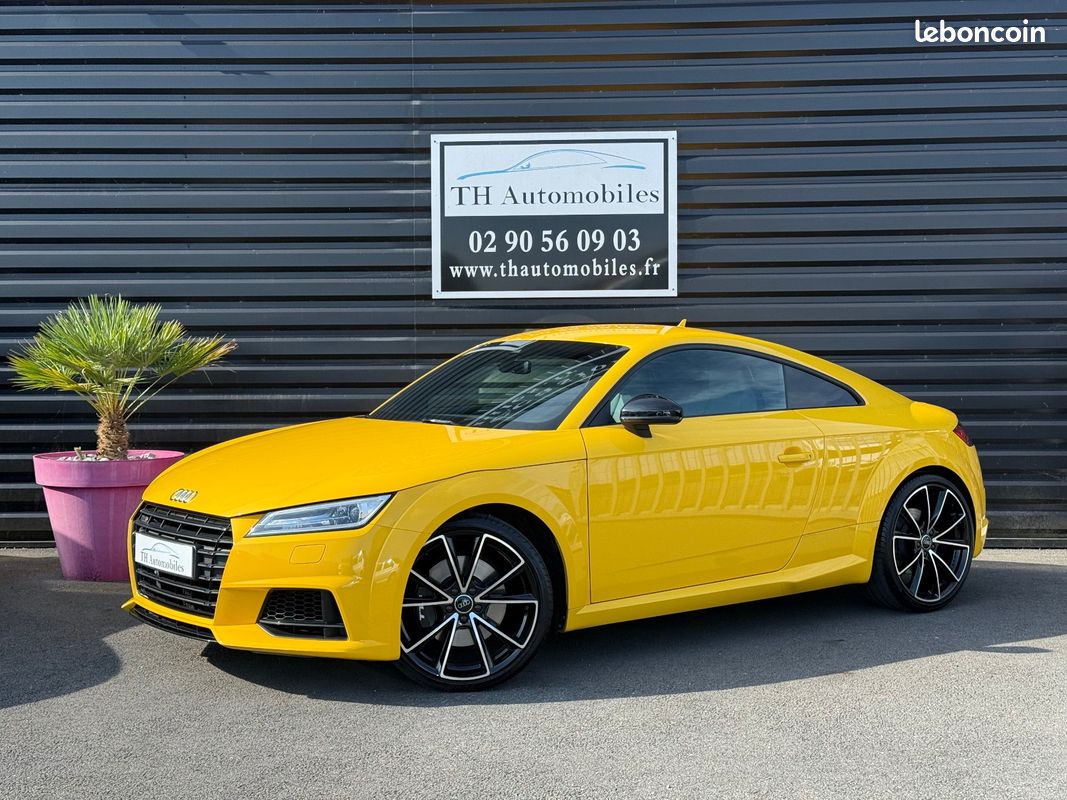 AUDI TTS III COUPE 2.0 TFSI 310 QUATTRO S TRONIC / Jaune VEGAS / Keyless / sieges cuir-Alcantara sport chauffants / régul vitesse / radar de recul / état incroyable (image 1)