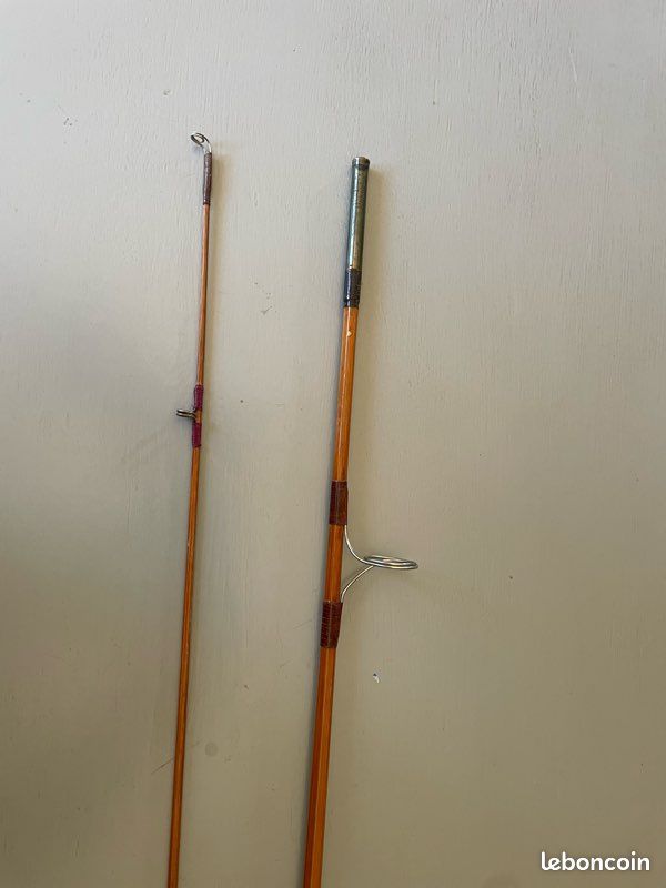 10 cannes à pêche > 1 Canne à mouche en bambou refendu ... - 73411288