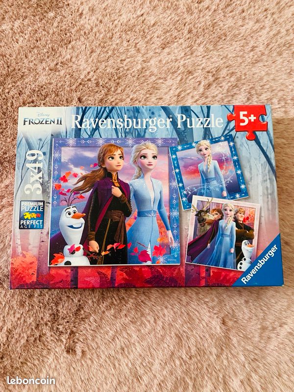 3 Puzzles Reine des neiges Frozen 2 (image 1)