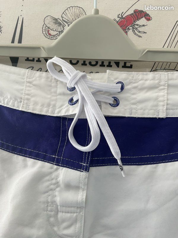 Short à broderies florales - Bleu - Grandes tailles - Femme - 25.00