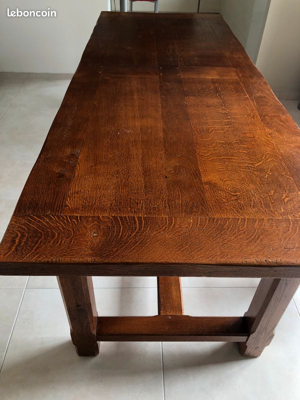 Table de ferme en chêne (image 3)