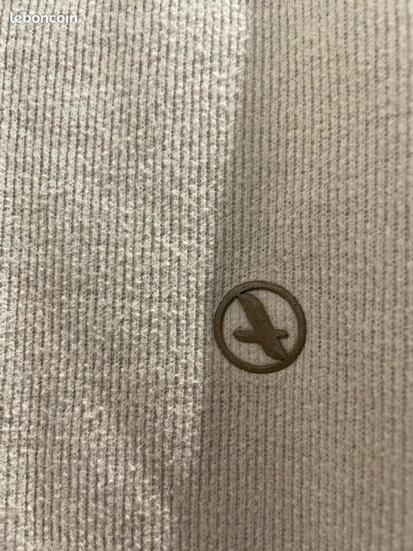 Pull col rond AIGLE taille L beige/camel (image 3)