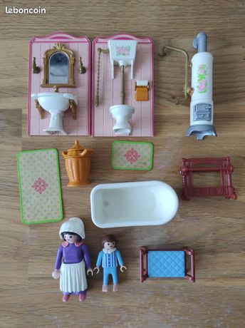 PLAYMOBIL 5324 SALLE De Bain,Maison Victorienne EUR 20,00 - PicClick FR