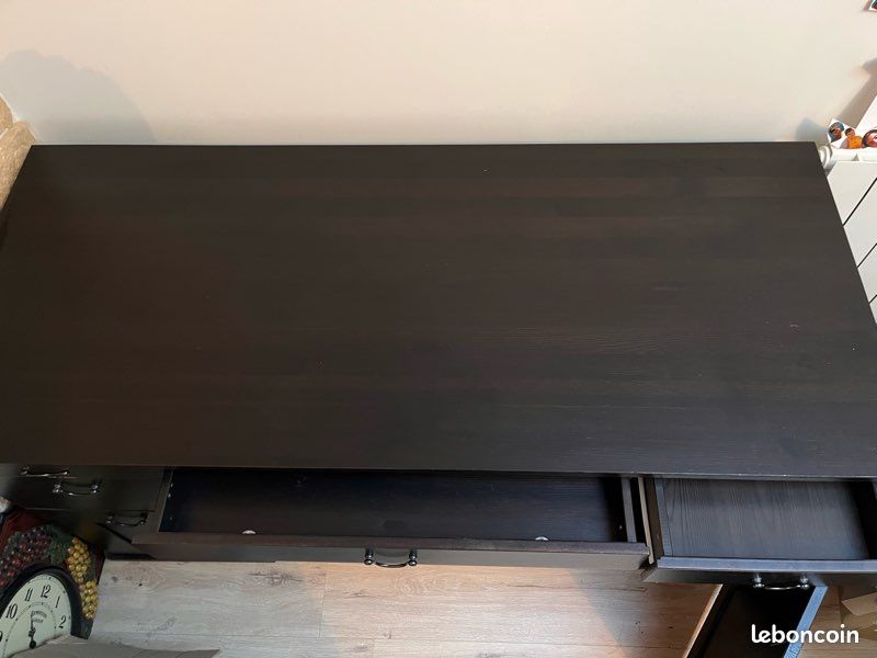 Bureau IKEA noir (image 3)