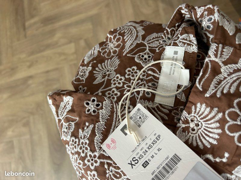 Short brodée Zara (image 4)