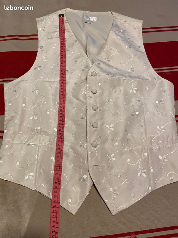Gilet De Costume Vintage Pour Homme - Col En V Élégant - Idéal Mariage, Fêtes & Affaires