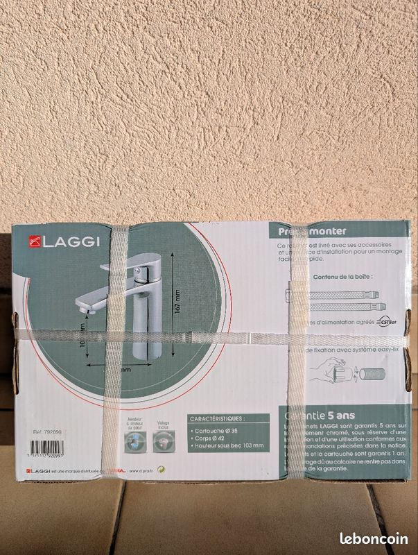 Mitigeur lavabo laggi harlow neuf (image 3)