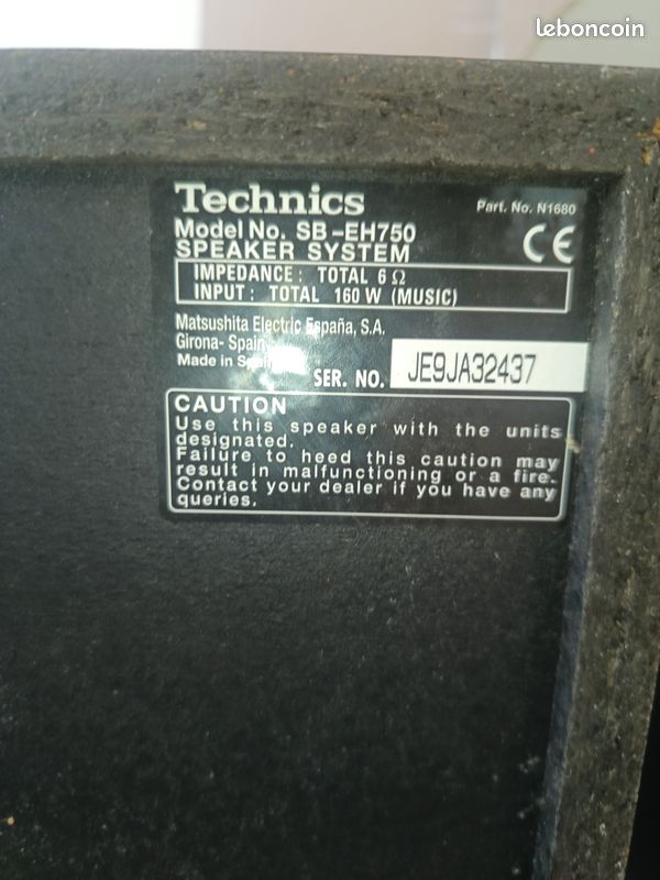 Chaîne hifi Technics (image 2)