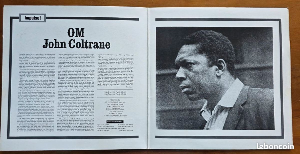 Vinyle John Coltrane – Om (image 2)