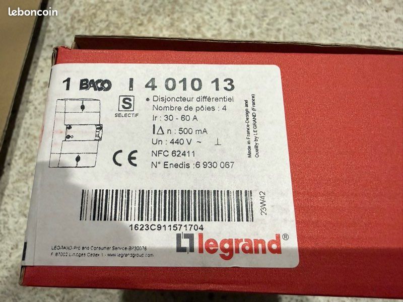 Disjoncteur de branchement Legrand (image 5)