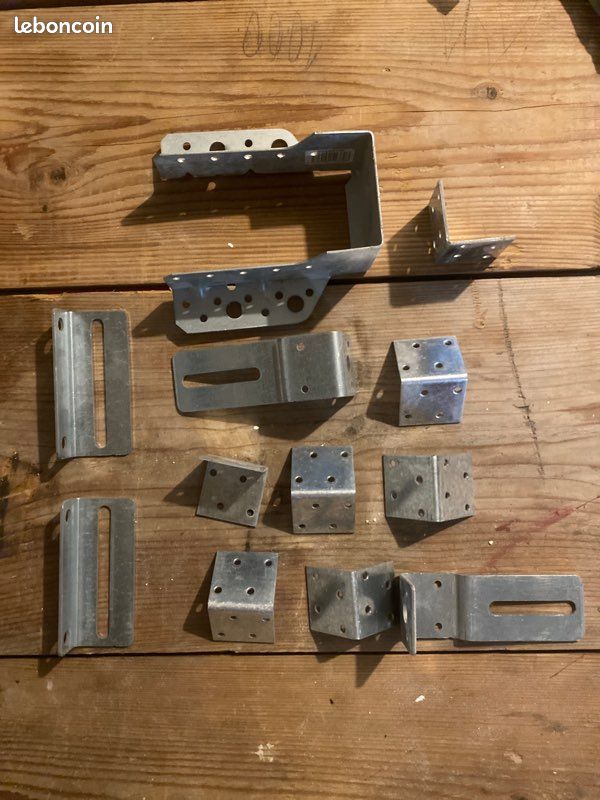 Ensemble équerre et autres support zinc (image 1)