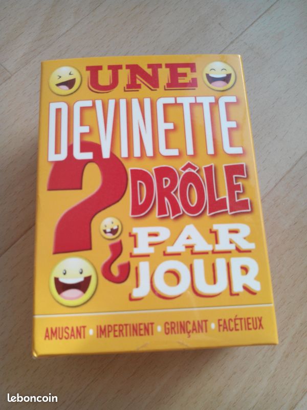 Éphéméride "une devinette drôle par jour" (image 1)