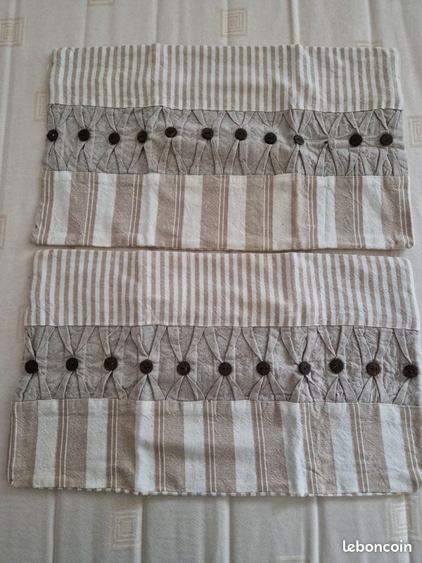 2 housses de coussin vintage (image 1)
