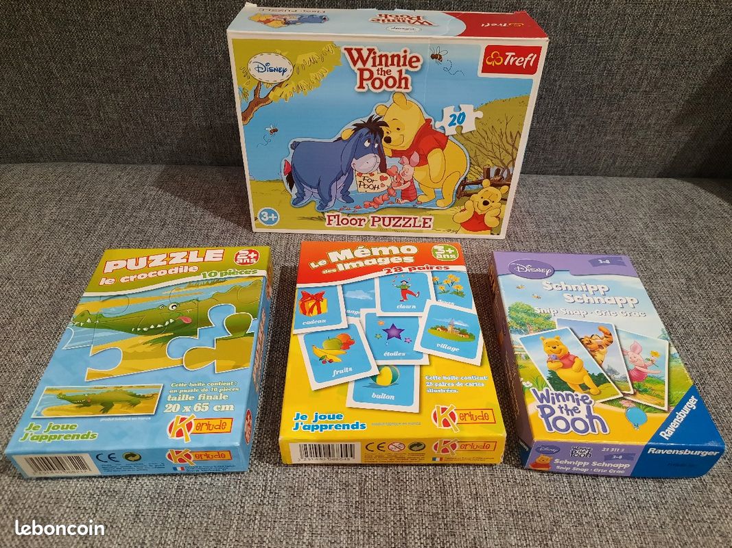 Lot de jeux: puzzle, memorie... (image 1)