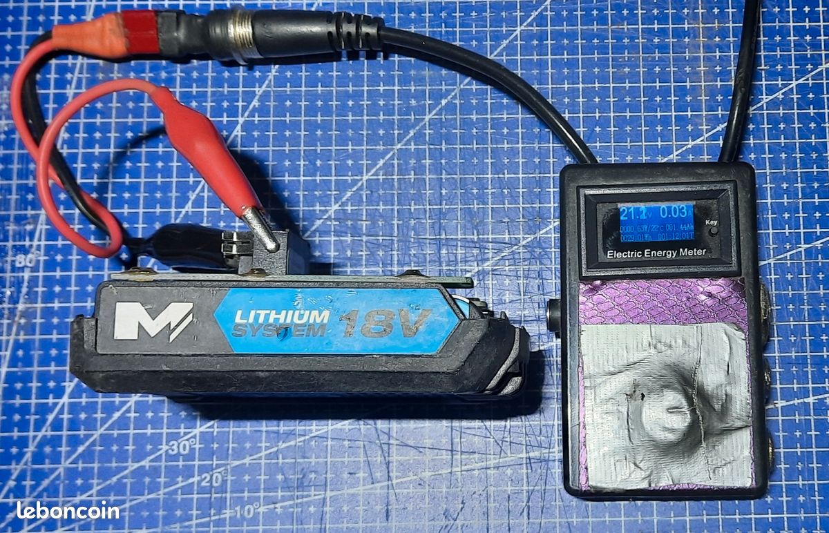 MBAT18-Li batterie 18V 1,5Ah 27Wh MAC ALLISTER, occasion testée sur banc d'essai (image 8)