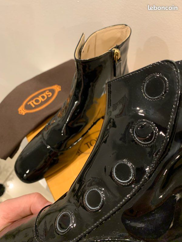 Bottines Tod's Marron En Cuir Pointure 39 Femme - Occasion Très Bon état
