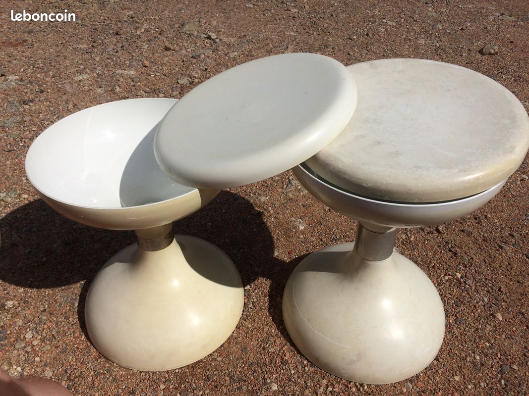 Tabouret Robur blanc Sgabello americano vintage art. 5000 (image 6)