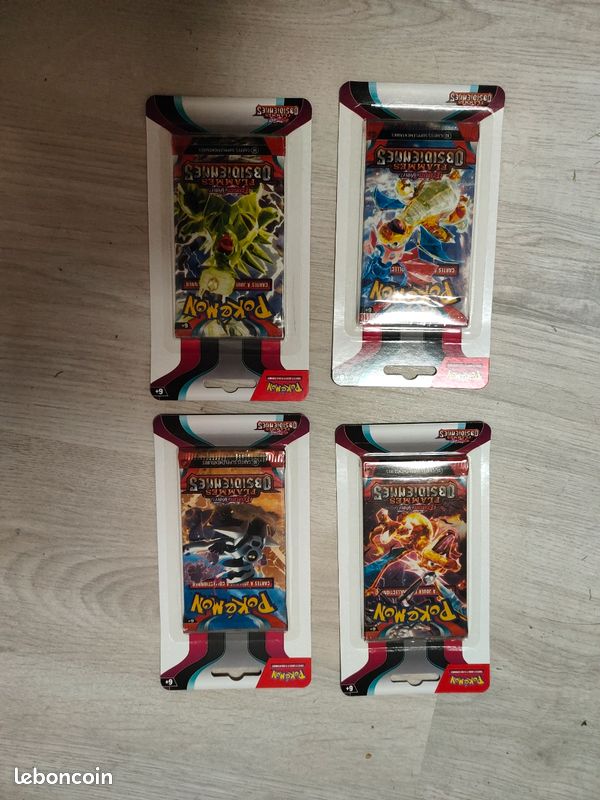 Artset Flammes Obsidiennes EV3 lot de 4 boosters (image 1)