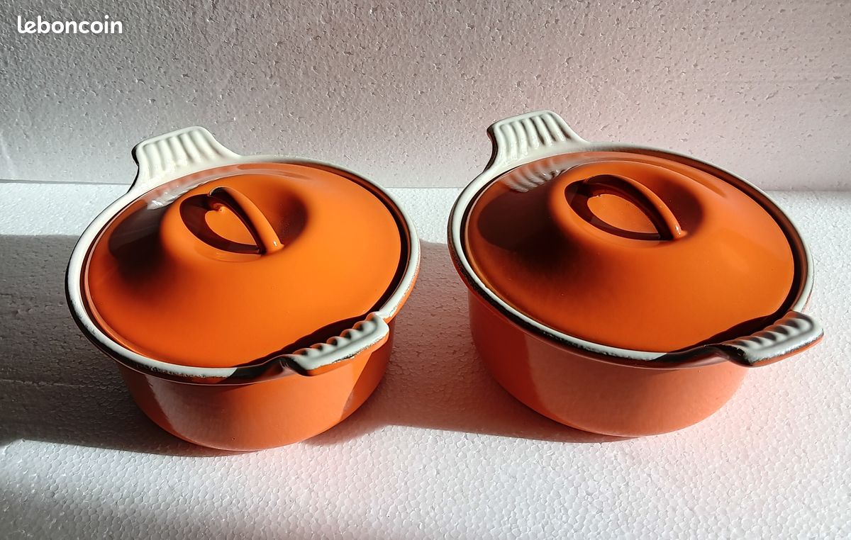 Lot de 2 mini cocottes LE CREUSET - Ø 14 cm (image 8)