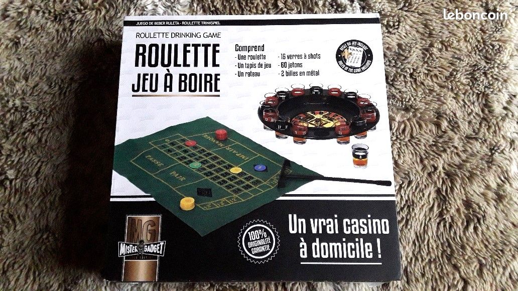 Jeu de roulette avec 16 verres à shot Neuf (image 1)