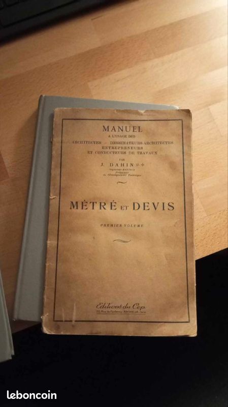 Ancien livre métreur bâtiment (image 4)