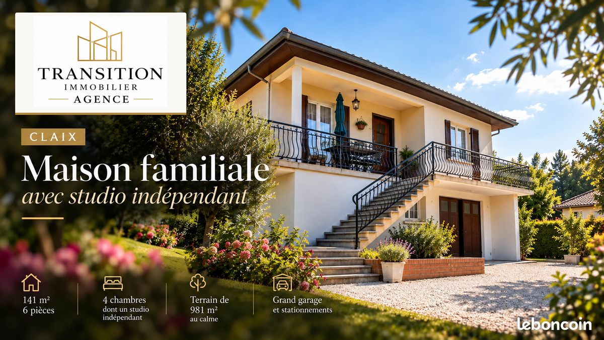 Appartement 6 pièces 141 m² · à Claix · 141 m² · 475 000 €