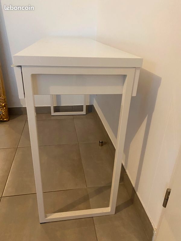 Bureau/coiffeuse blanc (image 2)
