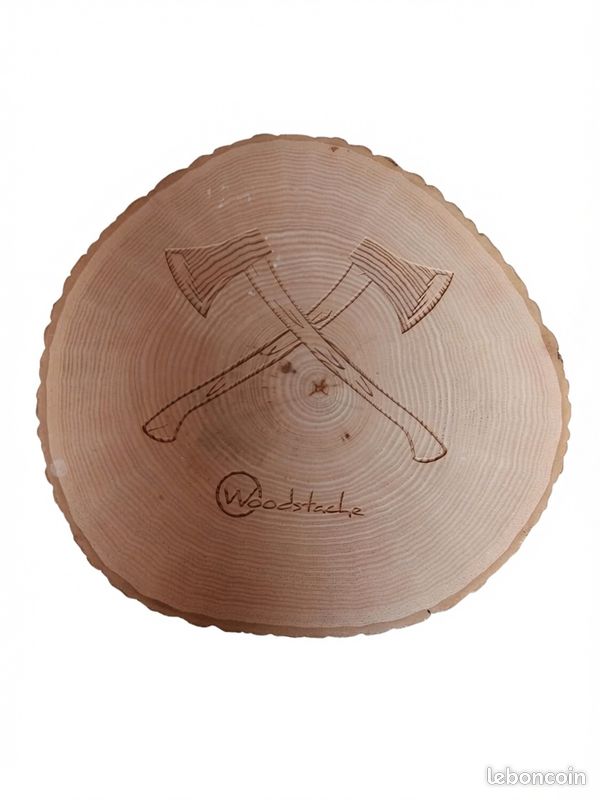 Lot de 3 tabourets de bar hauts WOODSTACHE – Bois massif & Métal (image 3)