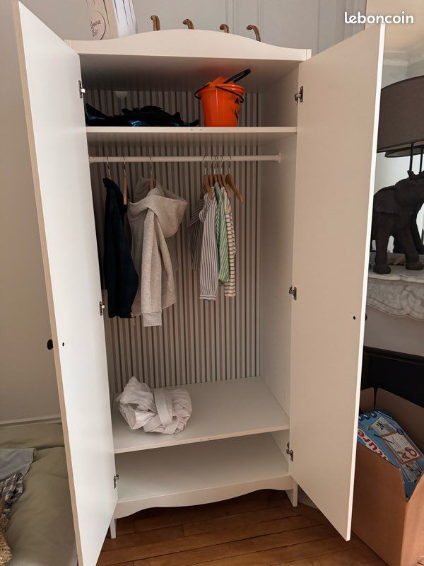 Penderie blanche enfant IKEA Mobilier enfant