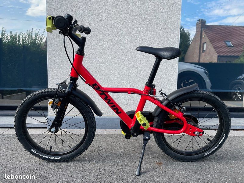 Velo Btwin 16 Pouces Rouge Velo Decathlon Bmx Btwin Rouge Bmx 18 - Main Image