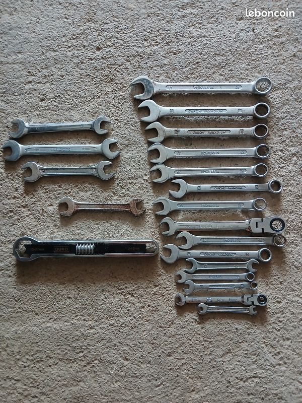 Clés plates et à cliquet (image 1)