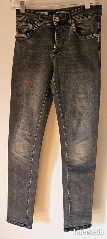 Jeans Slim Fit Jean Bonobo Homme Jeans Slim Denim Gris Homme