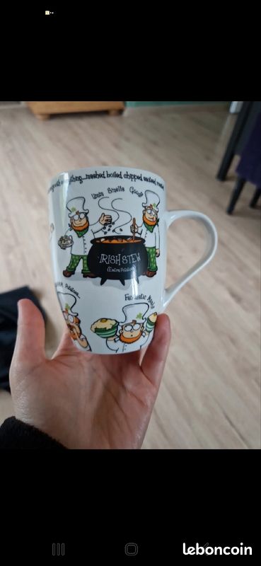Mug Irlande leprechaun pomme de terre (image 1)